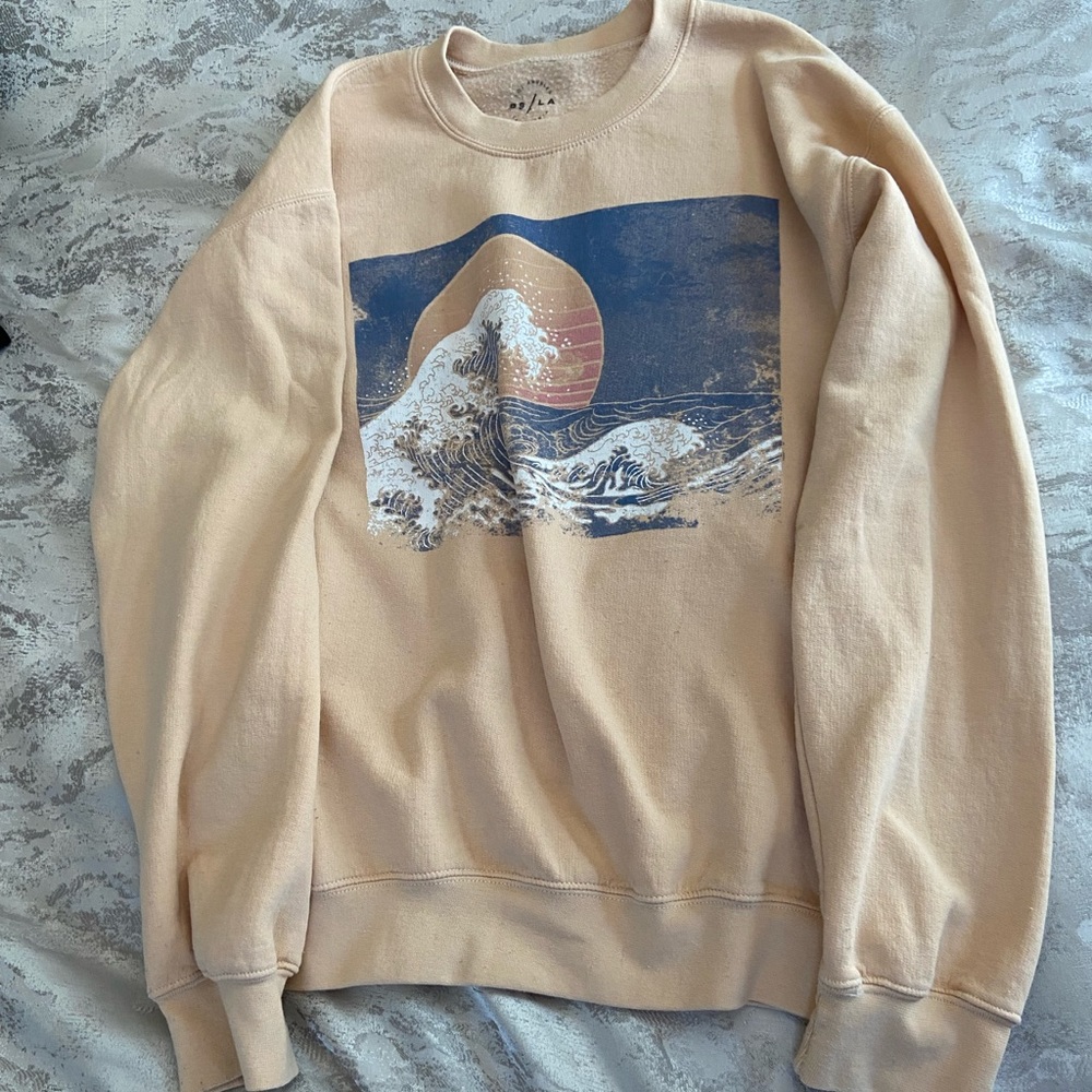 pacsun wave crewneck
